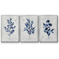 Wild Indigo I - Floater Framed Canvas Set