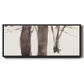 Under the Winter Tree II - Floater Framed Canvas Print