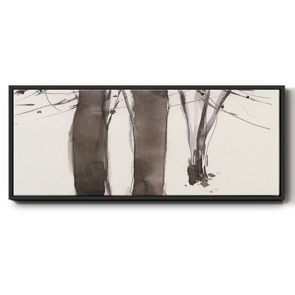 Under the Winter Tree II - Floater Framed Canvas Print