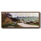 The Road at Vétheuil, 1878 - Floater Framed Canvas Print
