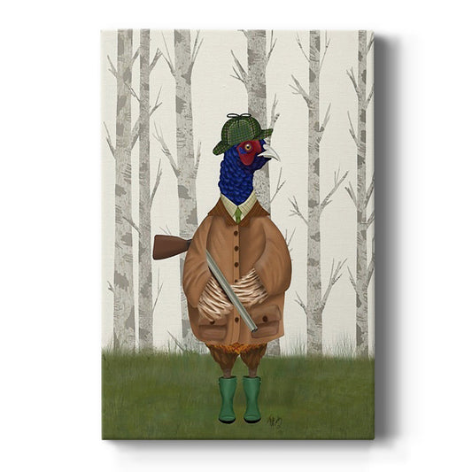 Pheasant Shooting Party 3 - Canvas Art Print