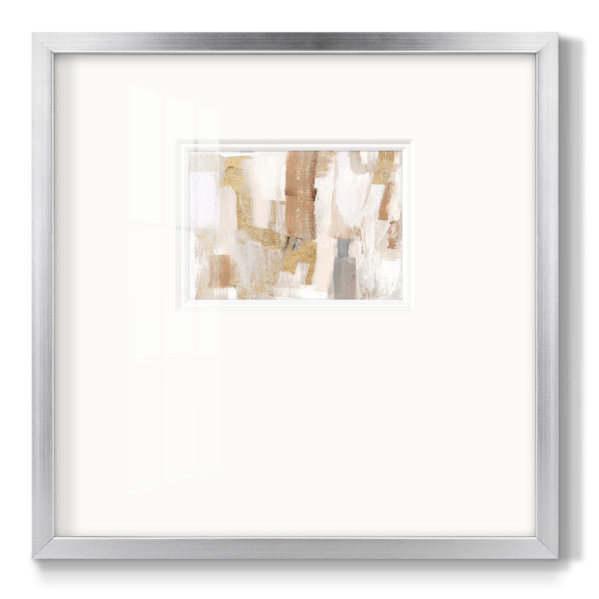 Gold Quartz I - Double Matboard Framed Print