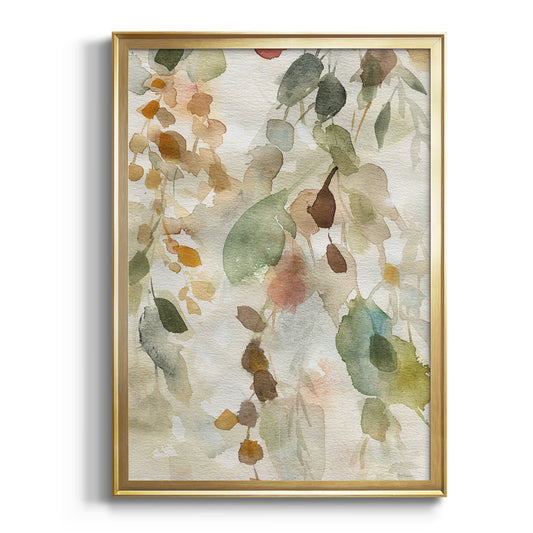 Cascading Nature I - Modern Framed Canvas Print