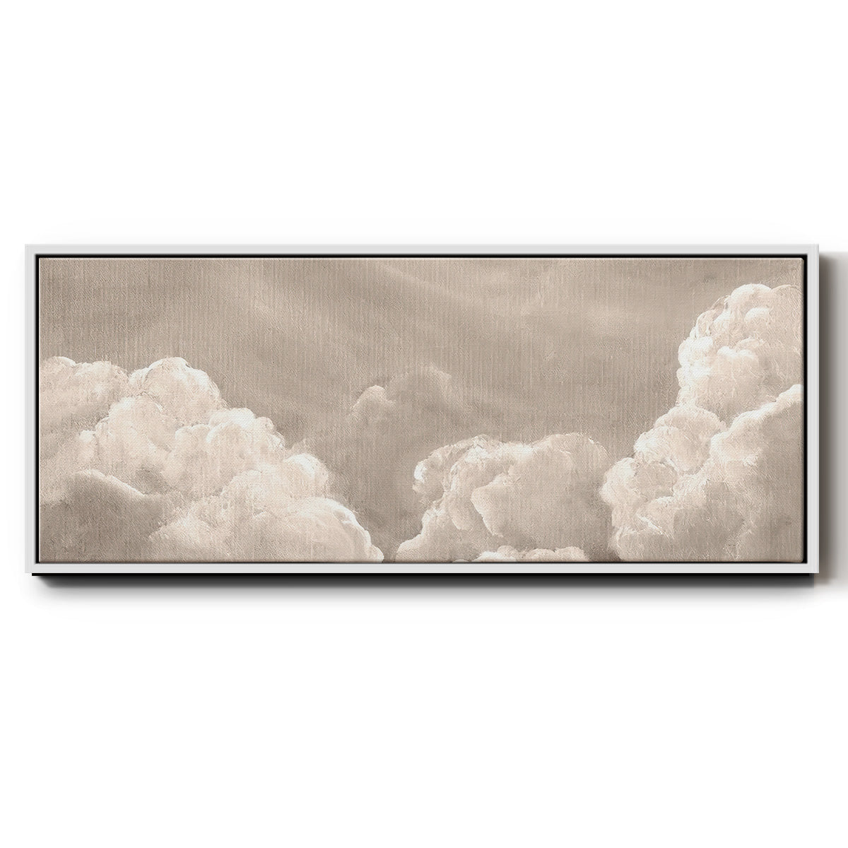 Painted Clouds II - Floater Framed Canvas Print
