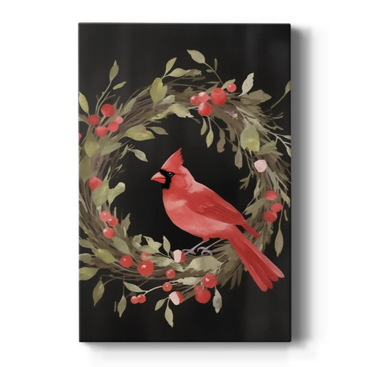 Candlelit Sleigh Serenade - Canvas Art Print