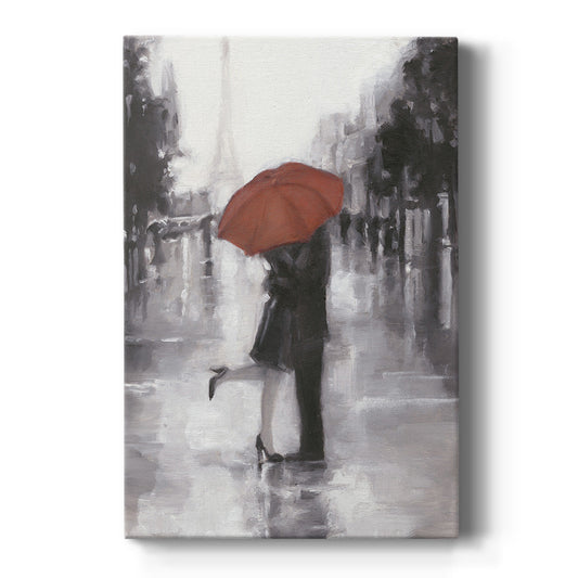 Caught in the Rain Premium Gallery Wrapped Canvas - Ready to Hang