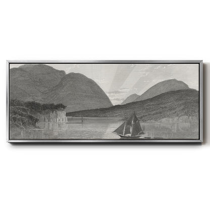 Mount Desert, Coast of Maine - Floater Framed Canvas Print