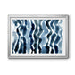 True Blue Wave I - Modern Framed Art Print