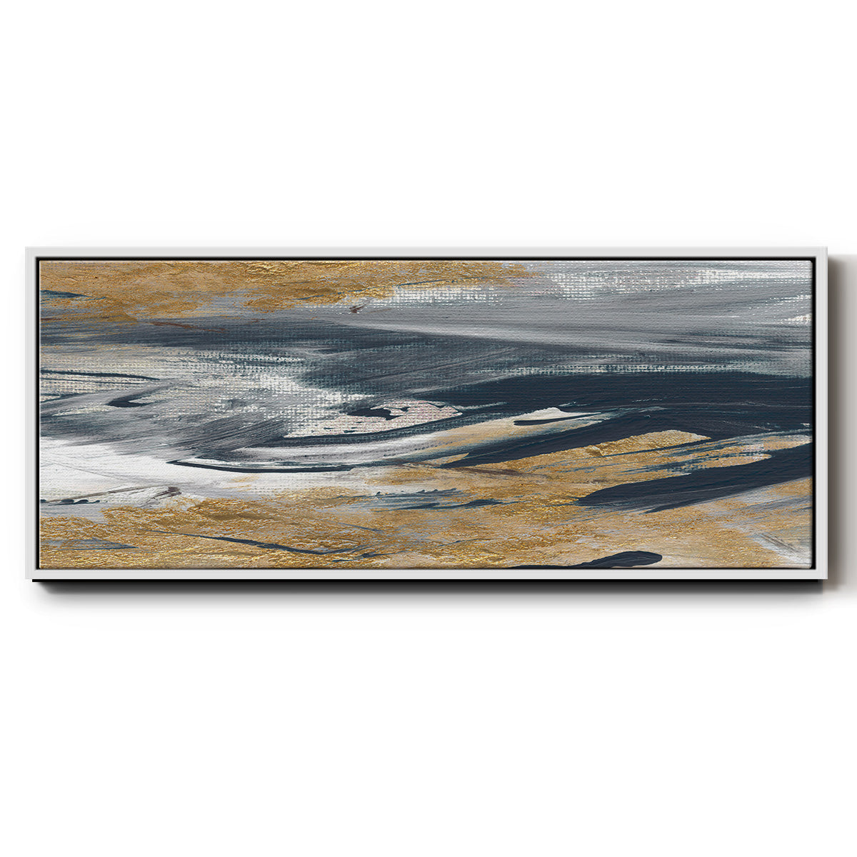 Tumultuous Navy - Floater Framed Canvas Print