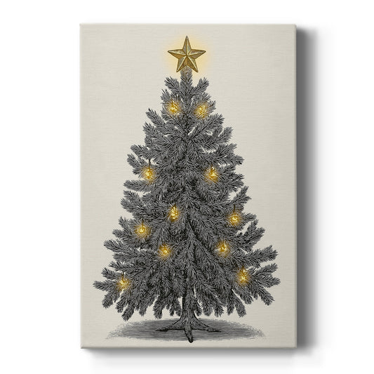 Pearled Sleigh Promise - Canvas Art Print