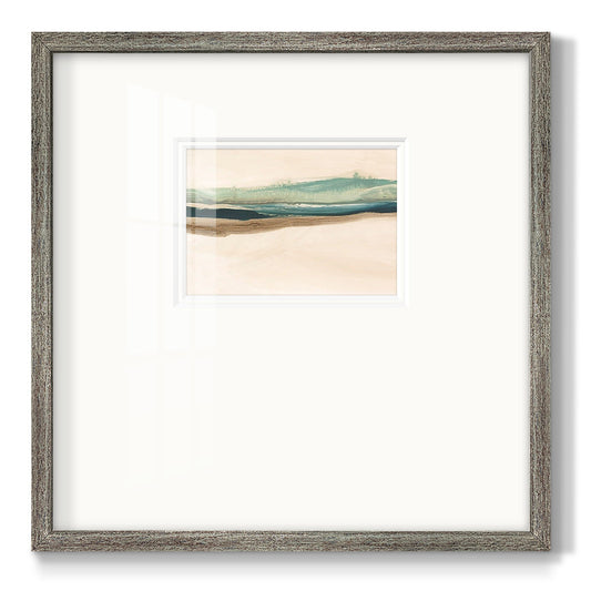 Layered Horizon II Premium Framed Print Double Matboard