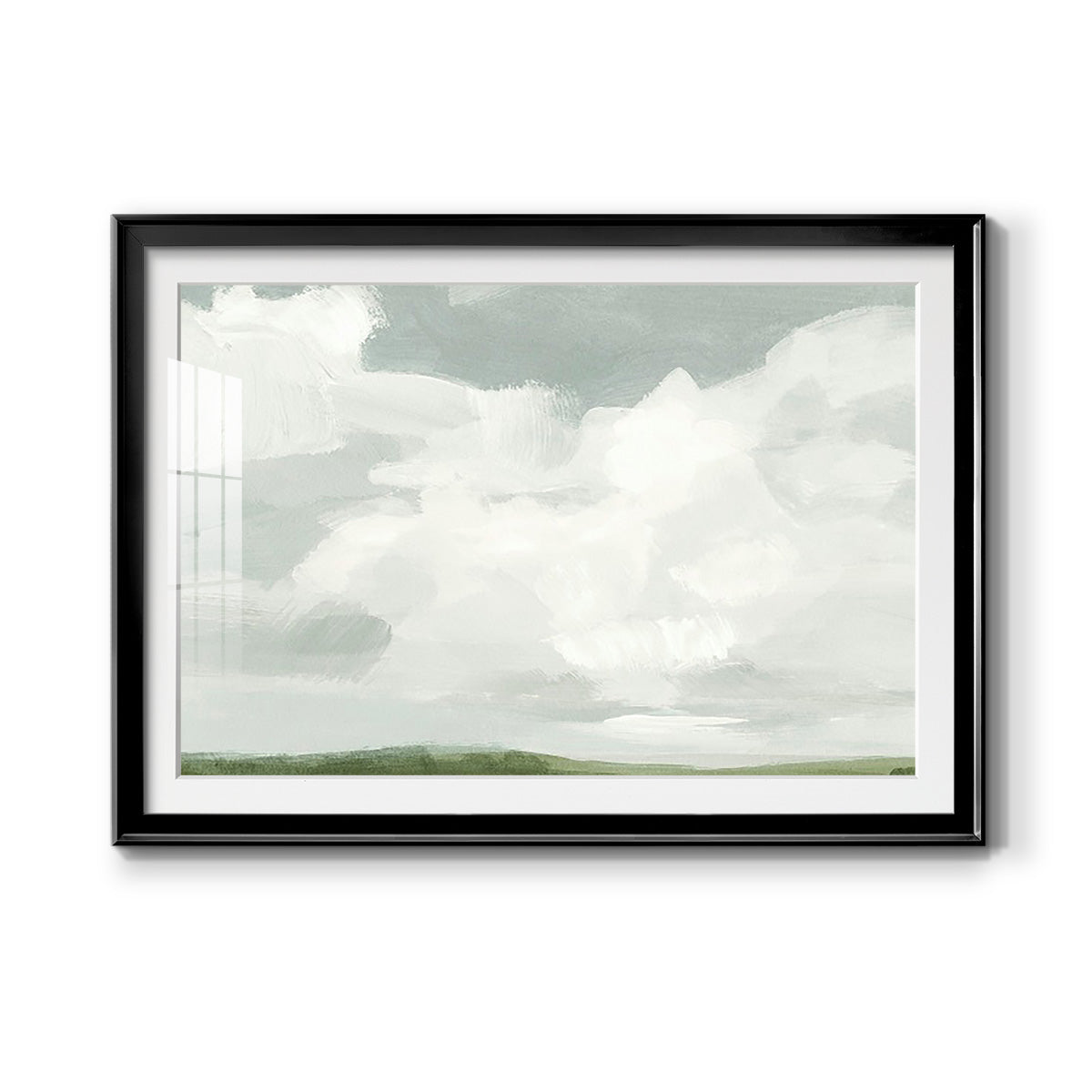 Gray Stone Sky I - Modern Framed Art Print