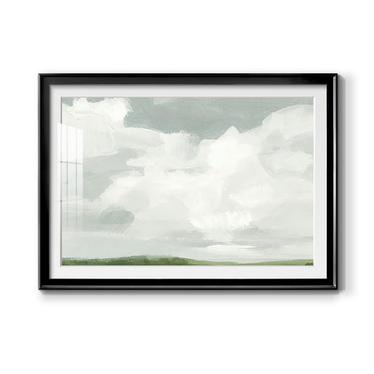 Gray Stone Sky I - Modern Framed Art Print