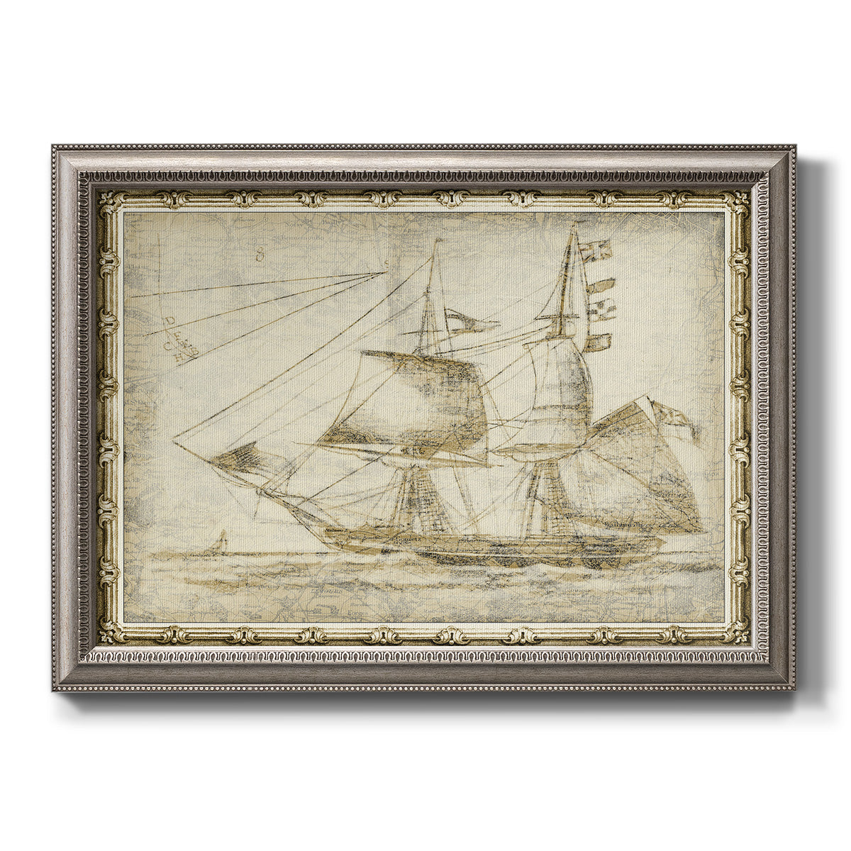 Ghost Ship II Premium Framed Canvas- Ready to Hang