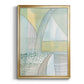 Mint Reflection II - Modern Framed Canvas Print