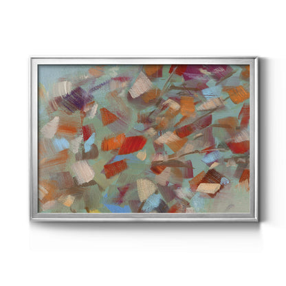 Confetti Party - Modern Framed Canvas Print