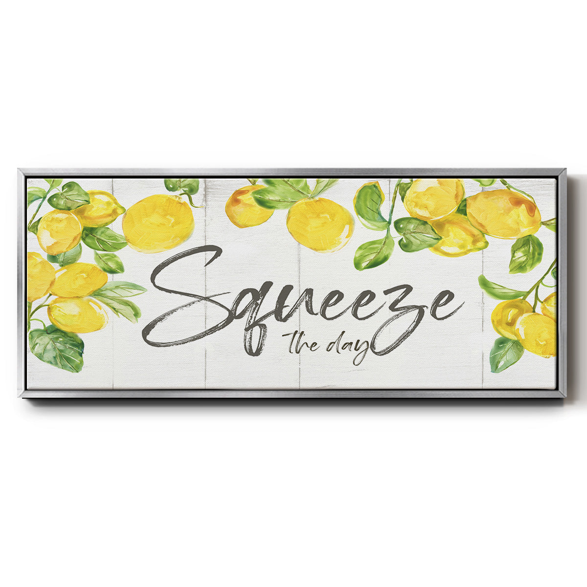 Lemon Squeeze - Floater Framed Canvas Print