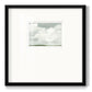 Gray Stone Sky I - Double Matboard Framed Print