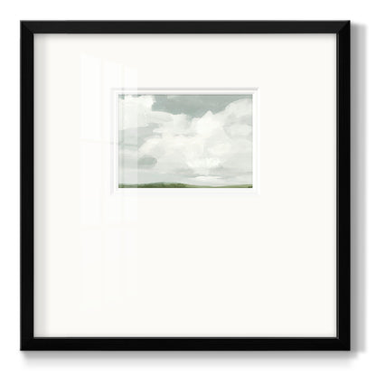Gray Stone Sky I - Double Matboard Framed Print