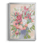 Blush Array I - Modern Framed Canvas Print