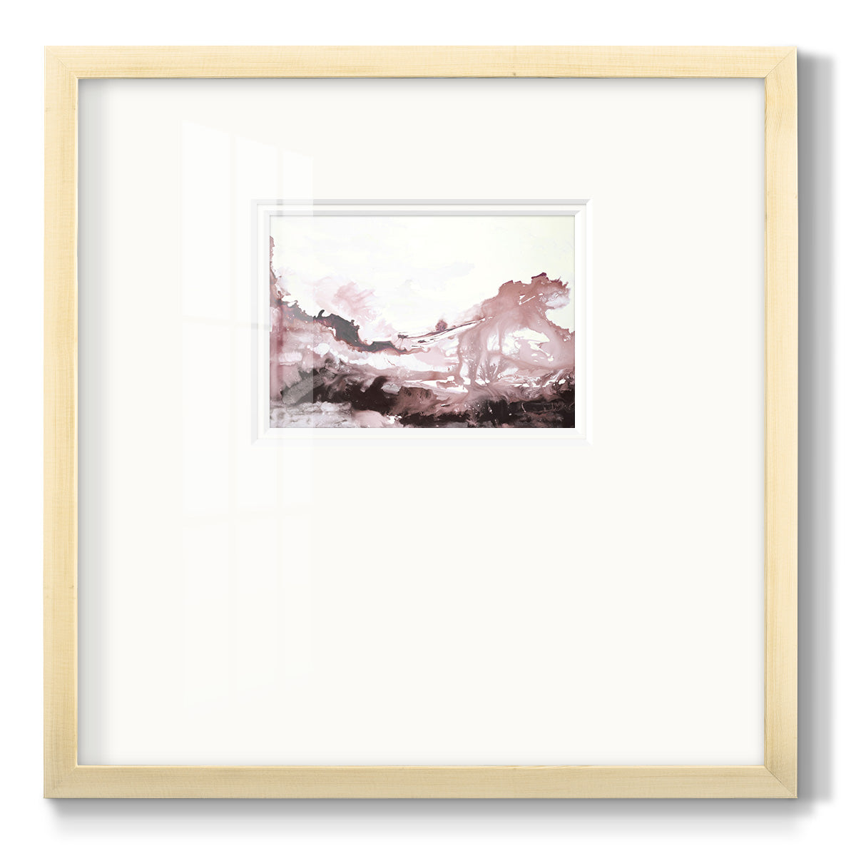 Pink Scenery - Double Matboard Framed Print