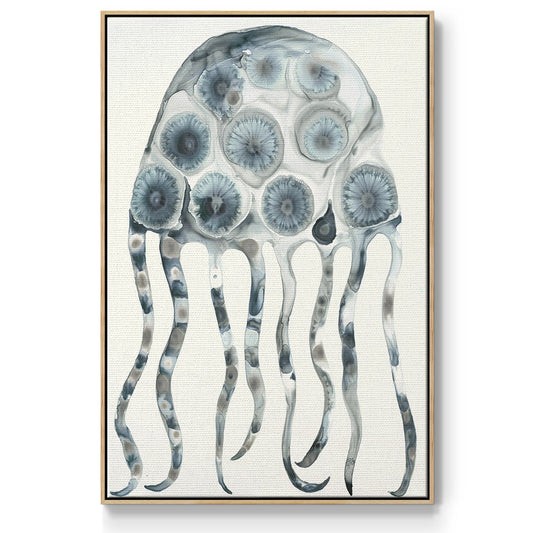 Silver Jelly  -  Framed Canvas Print