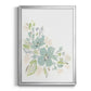 Seafoam Petals I - Modern Framed Canvas Print