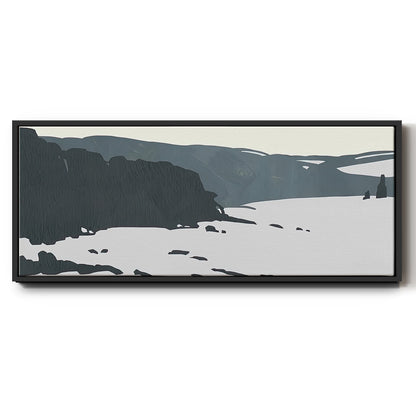 Cutter Island I - Floater Framed Canvas Print