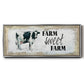 Farm Sweet Farm II - Floater Framed Canvas Print