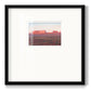 Red Rocks at Dusk I - Double Matboard Framed Print