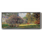 The Park - Floater Framed Canvas Print