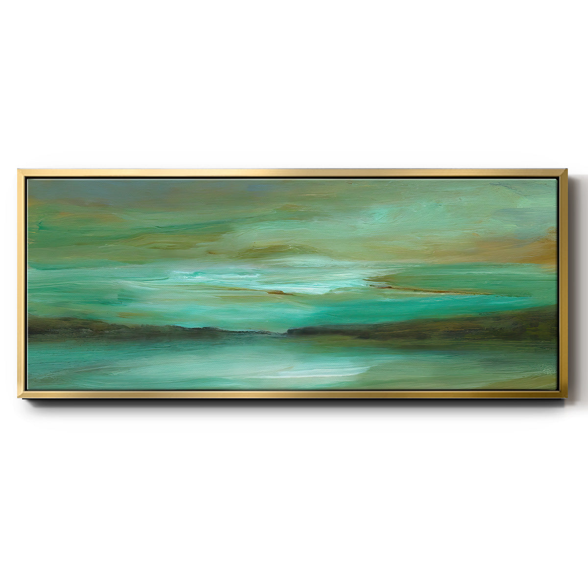 Hidden Cove - Floater Framed Canvas Print