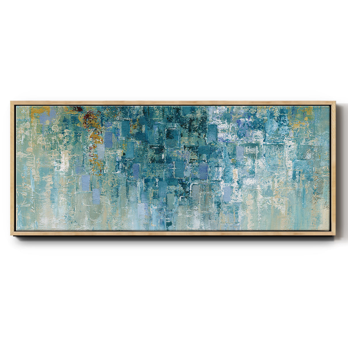 I Love the Rain - Floater Framed Canvas Print
