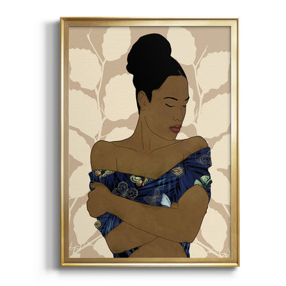 Ethnic Beauty II - Modern Framed Canvas Print