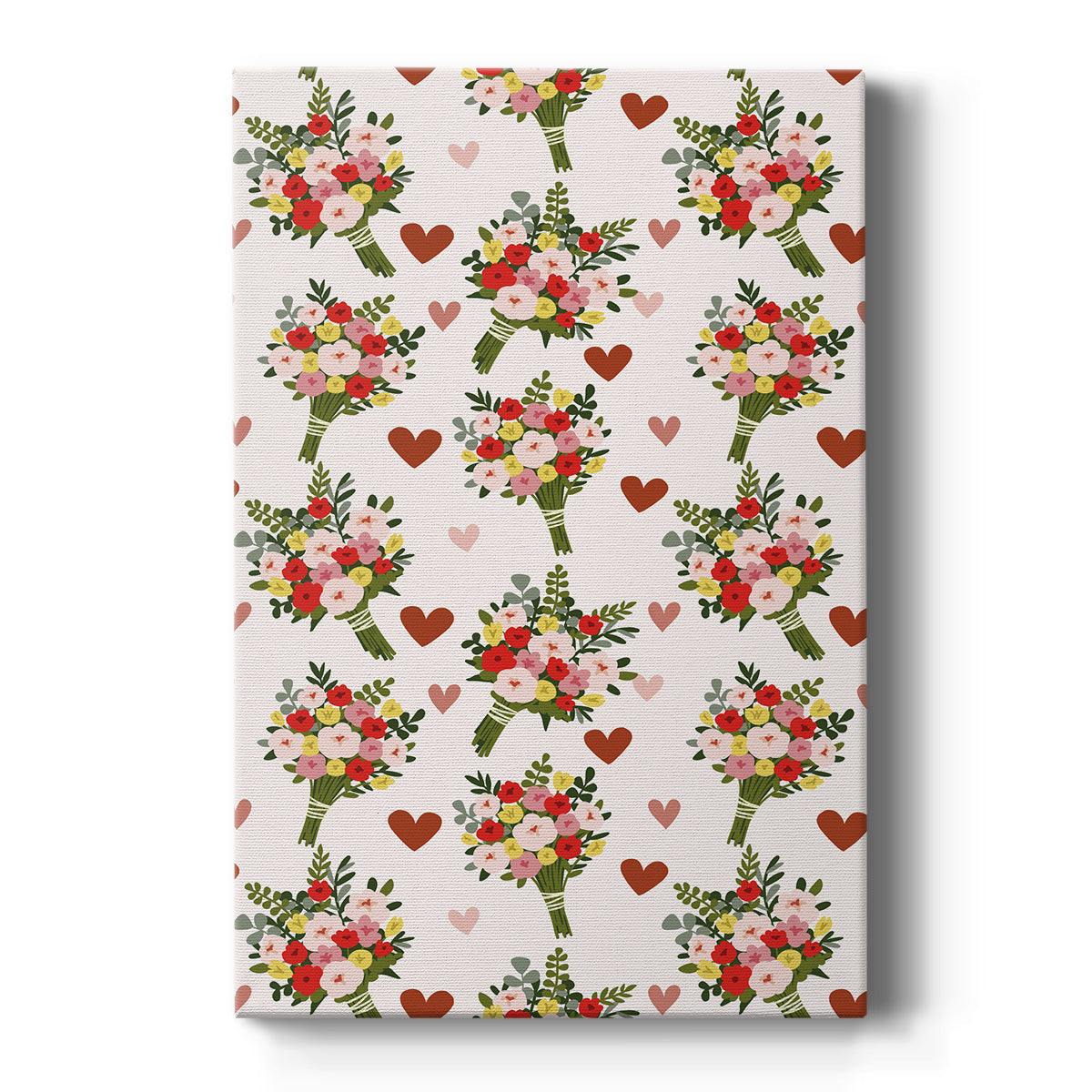 Darling Valentine Collection E Premium Gallery Wrapped Canvas - Ready to Hang