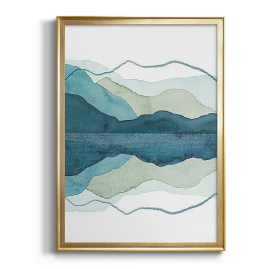 Icicle Range I - Modern Framed Canvas Print