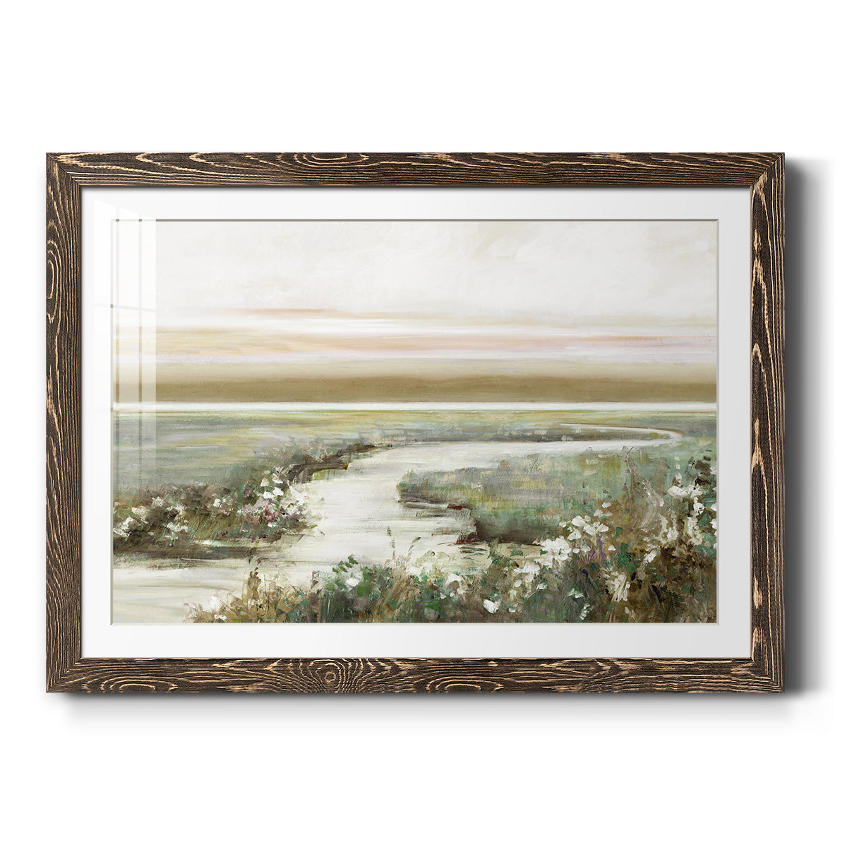 Eternity in Dawn - Barnwood Framed Art Print