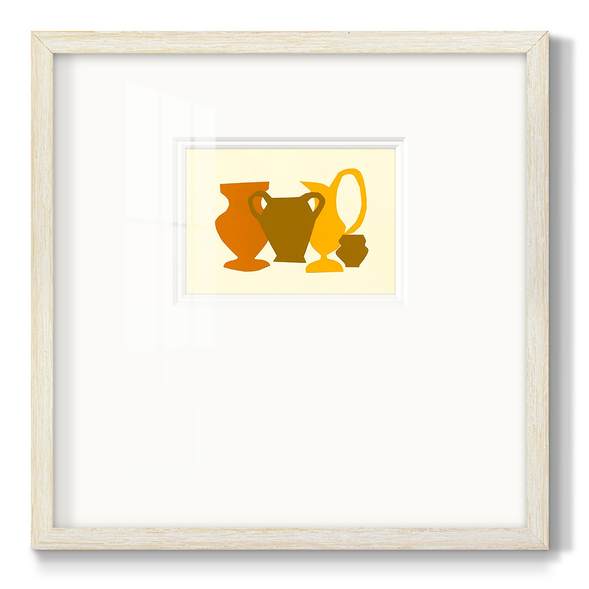 Posing Pottery II Premium Framed Print Double Matboard