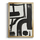 Inkwell Intersect I - Modern Framed Canvas Print