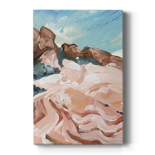 Impasto Plateau I - Canvas Art Print