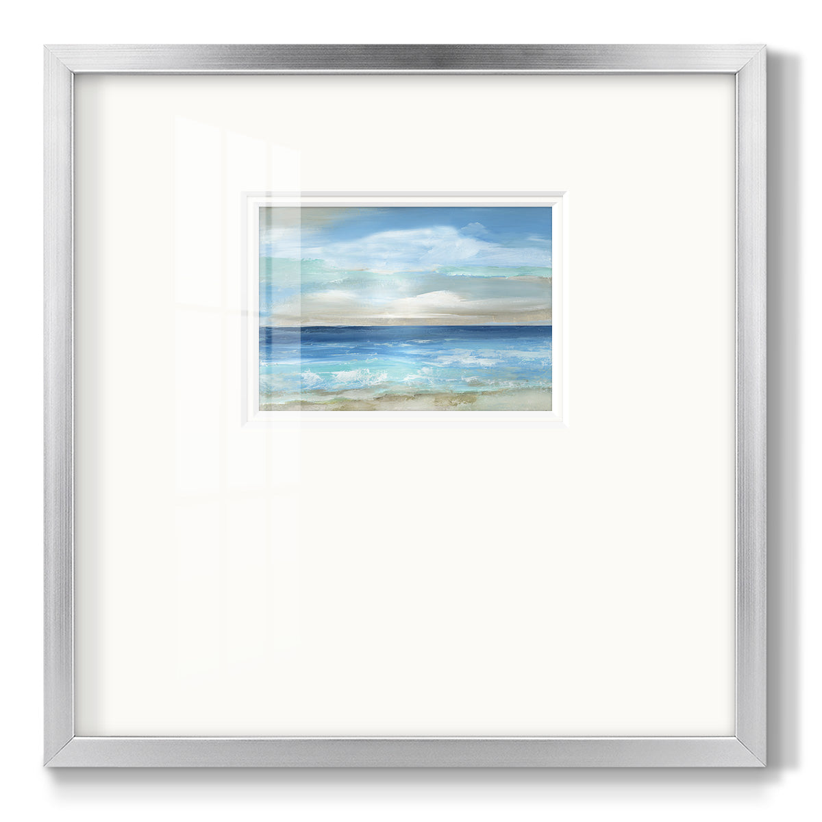 Caribbean Play - Double Matboard Framed Print