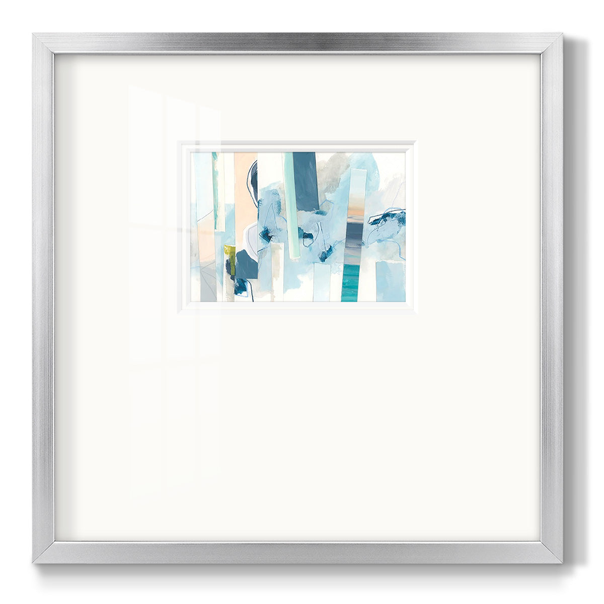 Liquid Strata II - Double Matboard Framed Print