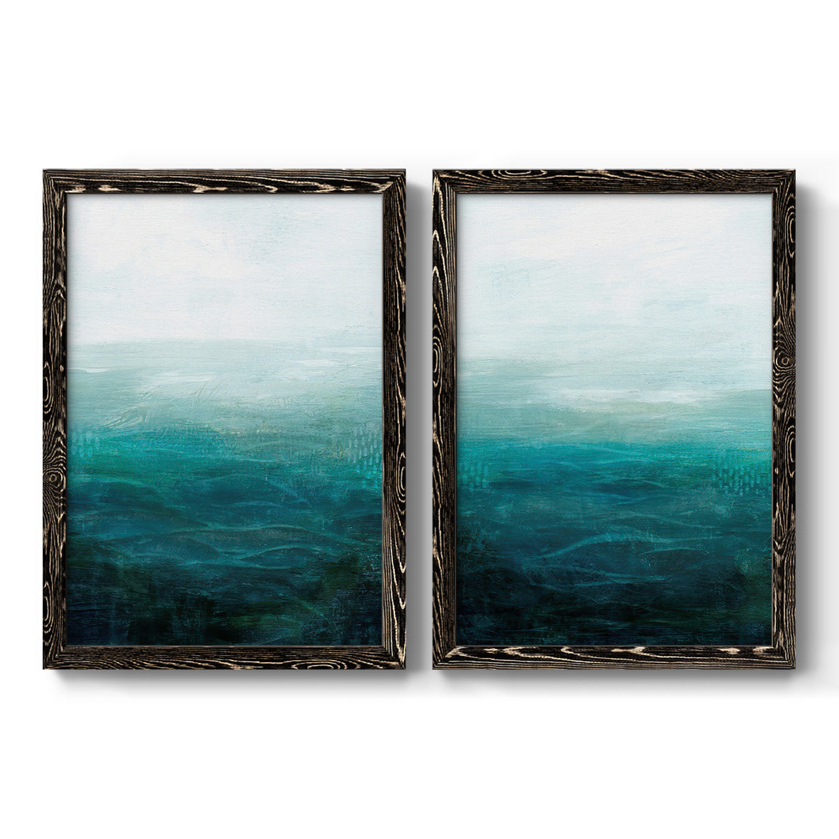 Drifting Sea I - Premium Framed Canvas 2 Piece Set - Ready to Hang