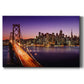 Bay Bridge at Sunset - San Francisco - Canvas Art Print