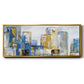 City Blues I - Floater Framed Canvas Print