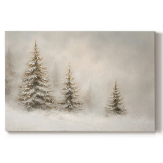 Gilded Fir Carol - Canvas Art Print