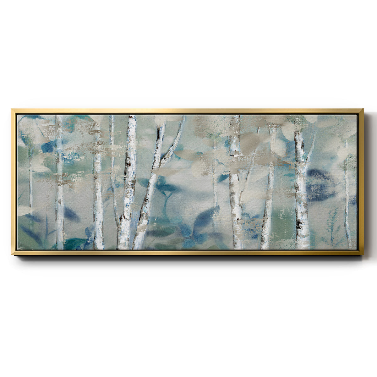 Zen Forest I - Floater Framed Canvas Print