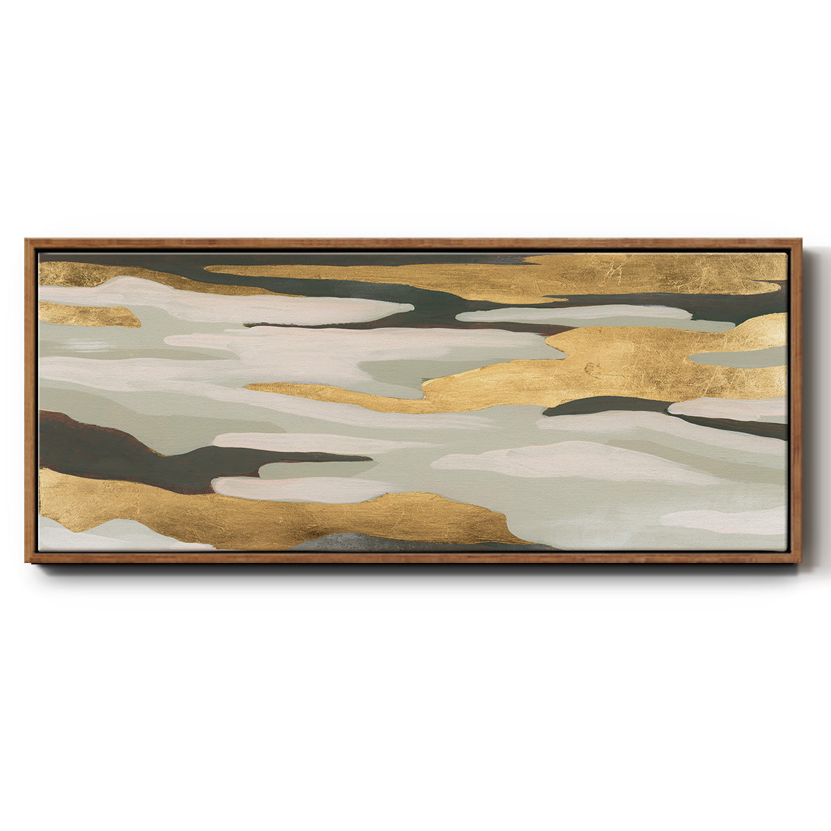 Golden Valley Sands I - Floater Framed Canvas Print