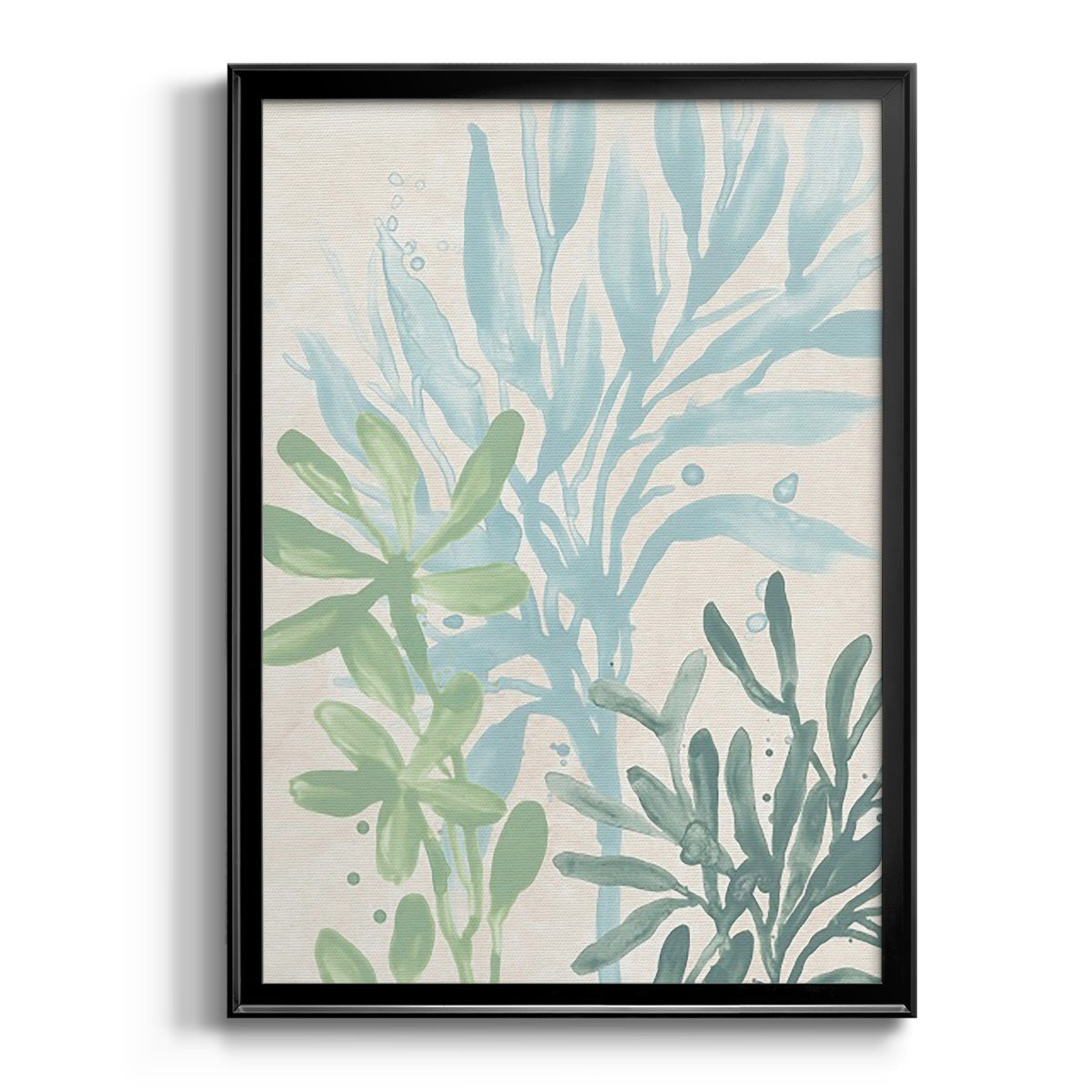 Swaying Seagrass II - Modern Framed Canvas Print