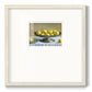 Silver Lemons Premium Framed Print Double Matboard